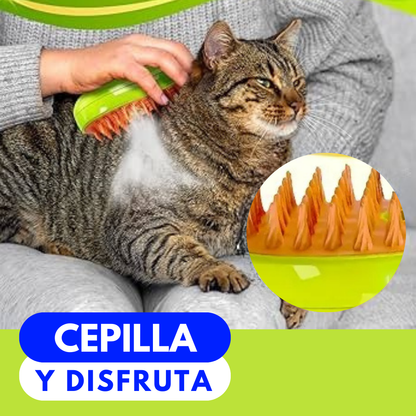 ¡Oferta 2x1! Cepillo de VAPOR para Mascotas 3 en 1
