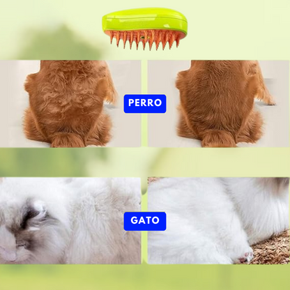 ¡Oferta 2x1! Cepillo de VAPOR para Mascotas 3 en 1