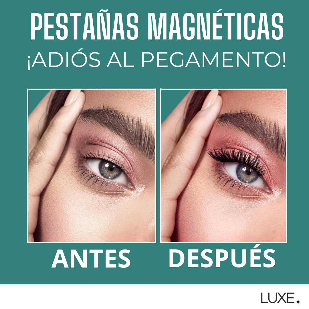 ¡Mirada Perfecta en Segundos! Set Pestañas Magnéticas+Regalo